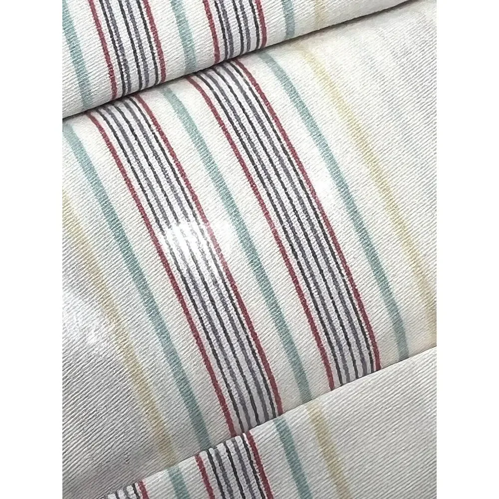Ralph Lauren Claudia Stripe Queen Sheet Set Cream Multi NIP 4 pcs NWT